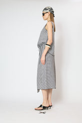 WRAP LINEN SKIRT
